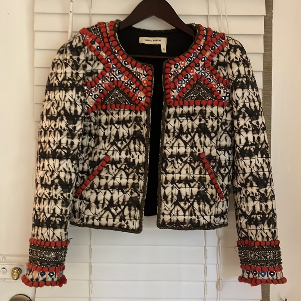 Isabel Marant beaded jacket sz XS